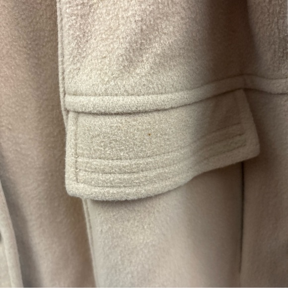 Vintage Mackintosh of New England Women's Size 20.5 Wool Mid Coat Tan Pre-Owned - Picture 6 of 16